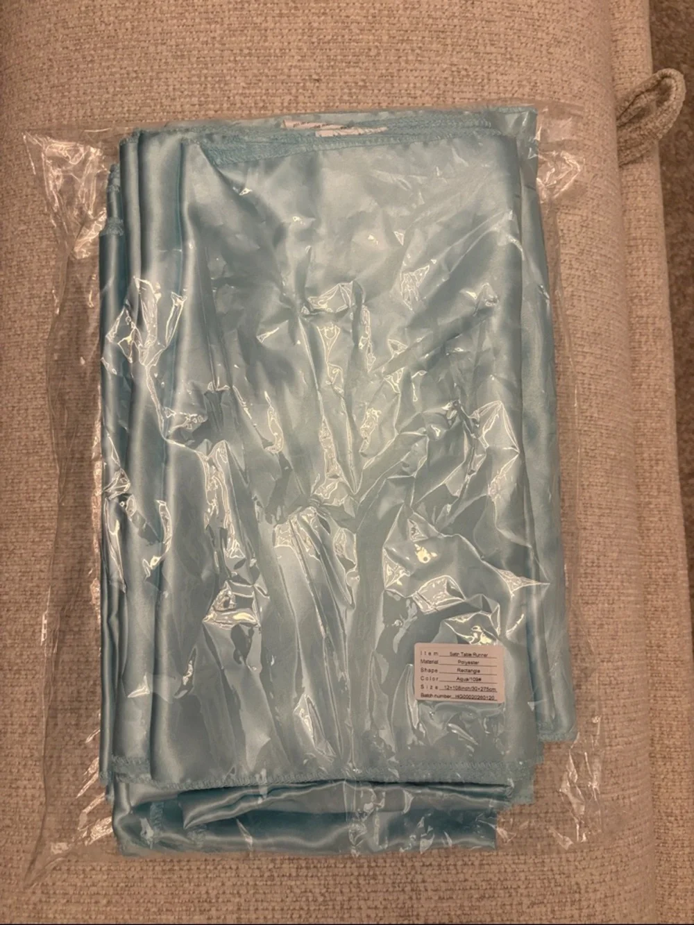 Light Blue Table Runners